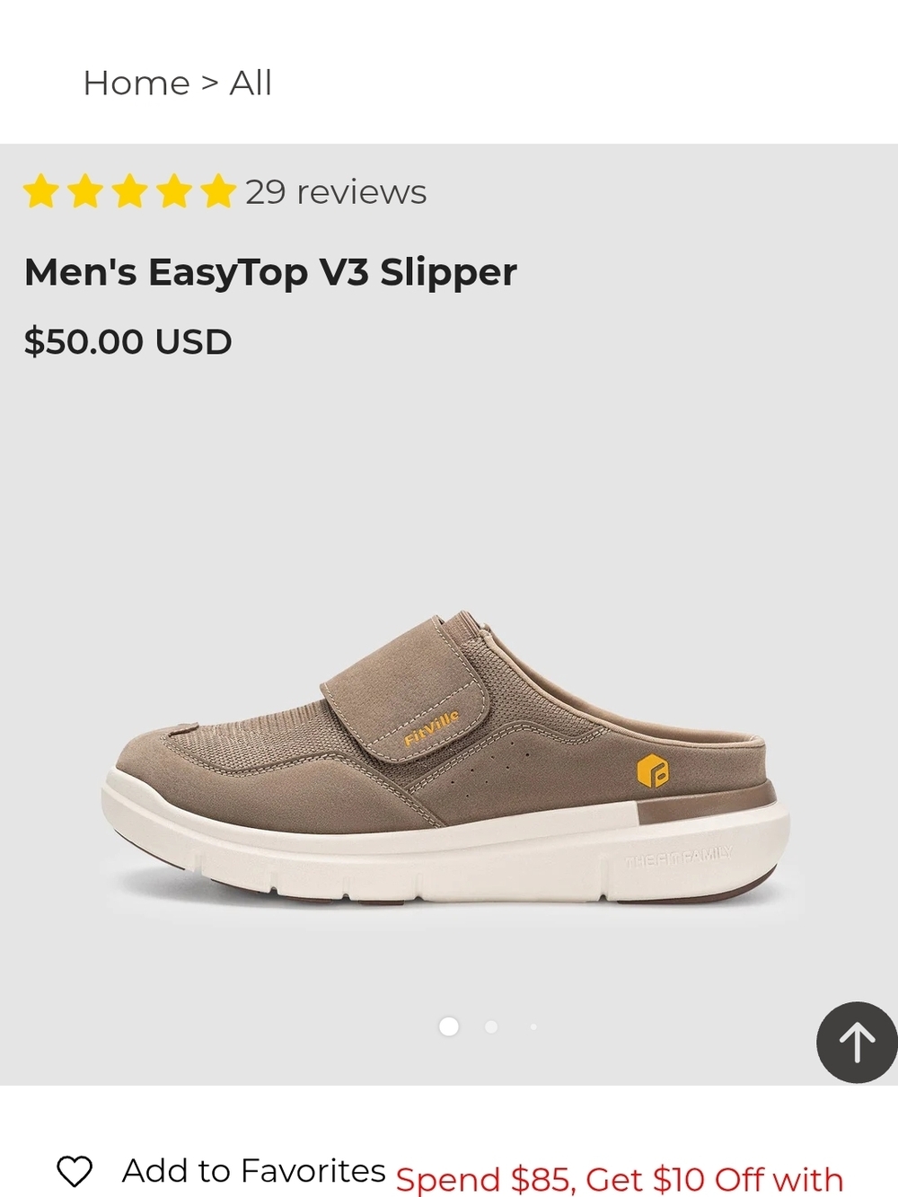EasyTop V3 Slip-On Mule — Taupe